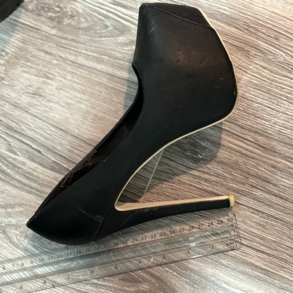 Women black 6” pencil heel stillo shoes - Picture 1 of 2